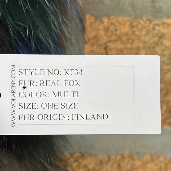 Volare new york real fur scarf - Picture 5 of 9